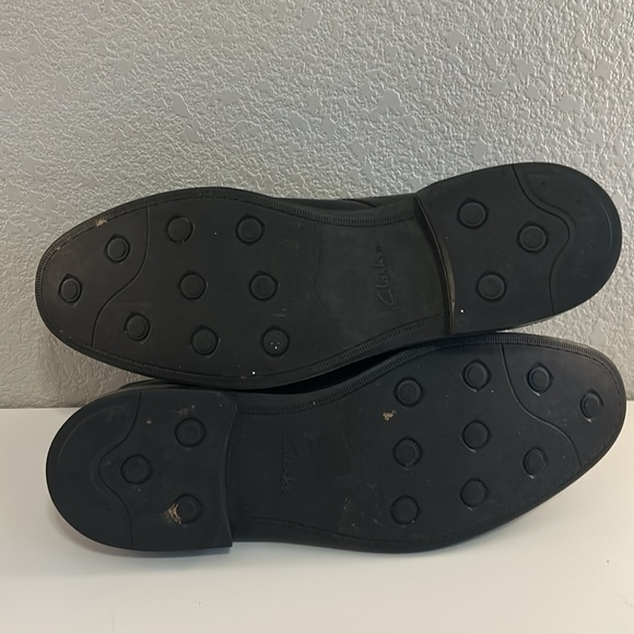 Clarks Men's Black Leather Chilver HI GTX Size 12 Classic Business - Picture 9 of 9